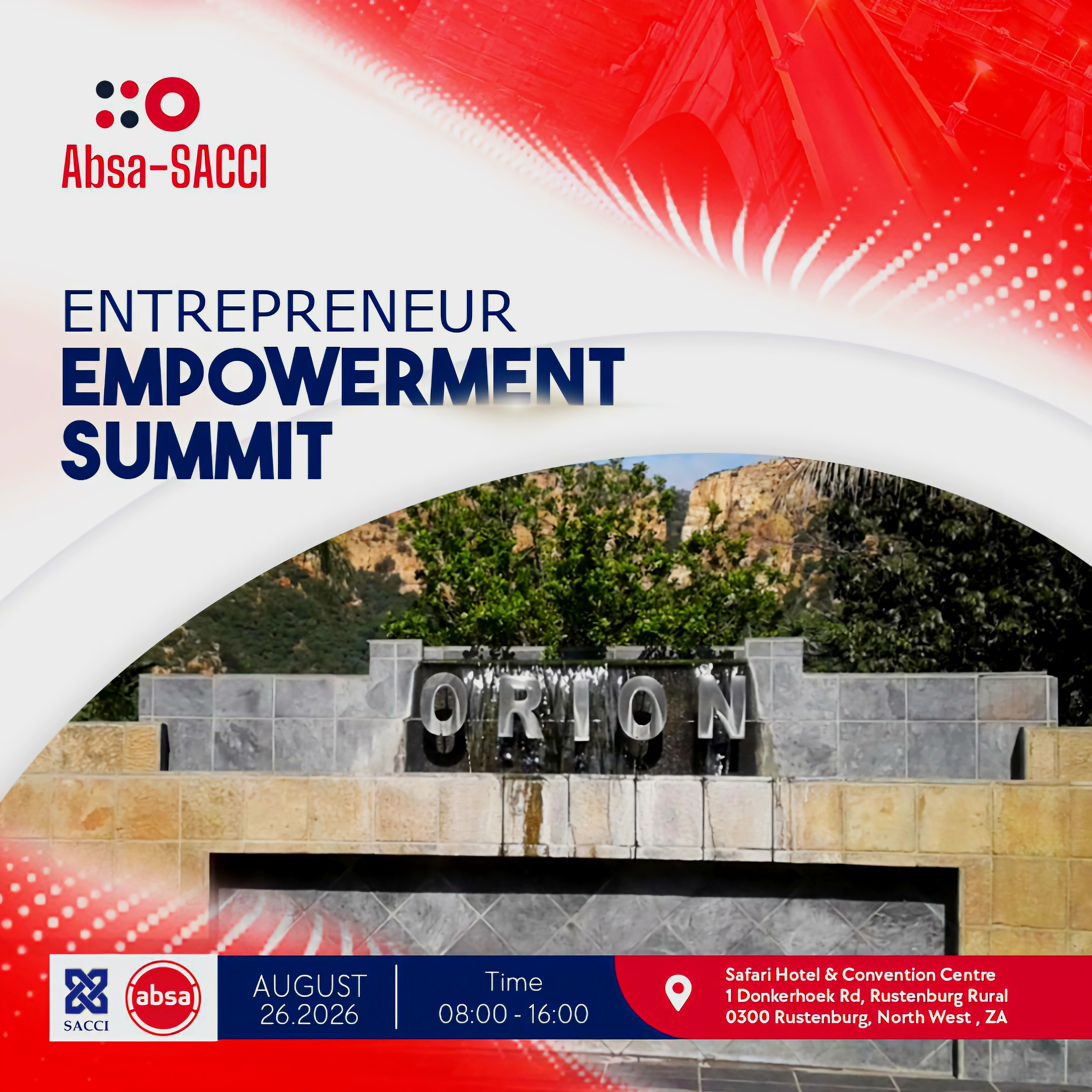 Absa SACCI Entrepreneur Empowerment Summit - Rustenburg - 26 August 2026